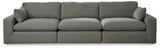 Elyza 3-Piece Sectional with Ottoman