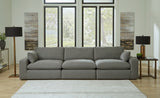 Elyza 3-Piece Sectional with Ottoman