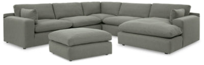 Elyza 5-Piece Sectional with Ottoman