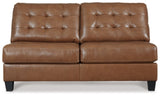 Baskove Armless Loveseat