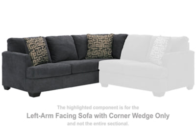 Ambrielle Left-Arm Facing Sofa with Corner Wedge