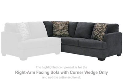 Ambrielle Right-Arm Facing Sofa with Corner Wedge