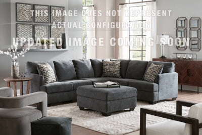 Ambrielle 3-Piece Sectional with Ottoman