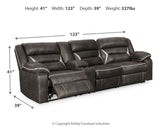 Kincord 2-Piece Power Reclining Sectional