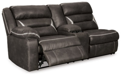 Kincord Left-Arm Facing Power Reclining Sofa with Console