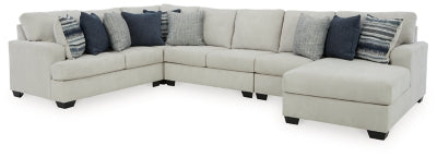 Lowder 5-Piece Sectional with Chaise