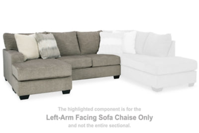 Creswell Left-Arm Facing Sofa Chaise