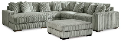 Lindyn 5-Piece Sectional with Ottoman