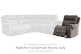 Hoopster Right-Arm Facing Power Recliner