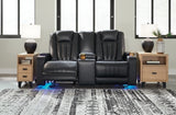 Center Point Reclining Loveseat with Console