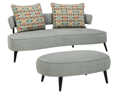 Hollyann Sofa and Ottoman