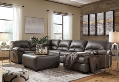 Aberton 3-Piece Sectional with Ottoman