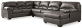 Aberton 3-Piece Sectional with Ottoman