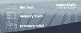 Peak 2.0 8 Memory Foam King Mattress
