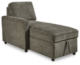 Kerle Left-Arm Facing Corner Chaise with Storage