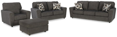 Cascilla Sofa, Loveseat, Chair and Ottoman