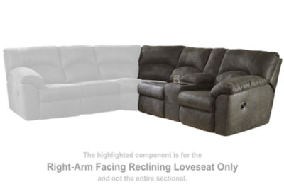 Tambo Right-Arm Facing Reclining Loveseat