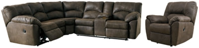 Tambo 2-Piece Sectional with Recliner