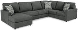 Edenfield 3-Piece Sectional with Ottoman