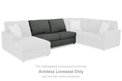 Edenfield Armless Loveseat