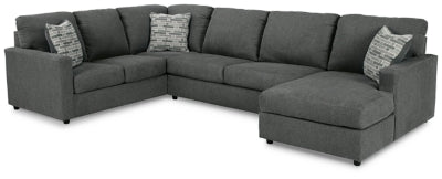 Edenfield 3-Piece Sectional with Ottoman