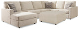 Edenfield 3-Piece Sectional with Ottoman