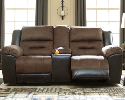 Earhart Reclining Loveseat with Console