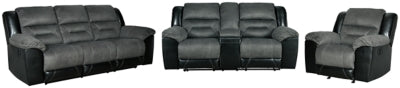 Earhart Sofa, Loveseat and Recliner