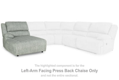 McClelland Left-Arm Facing Press Back Chaise