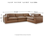 Emilia 4-Piece Sectional with Ottoman