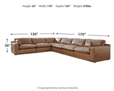 Emilia 6-Piece Sectional with Ottoman