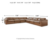 Emilia 7-Piece Sectional with Ottoman