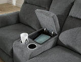 Barnsana Power Reclining Loveseat with Console