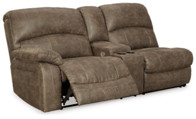 Segburg Left-Arm Facing Power Reclining Sofa with Console