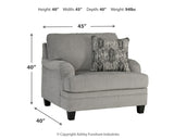 Davinca Chair and Ottoman