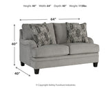 Davinca Sofa, Loveseat, Chair and Ottoman