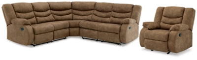 Partymate 2-Piece Sectional with Recliner