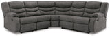 Partymate 2-Piece Sectional with Recliner