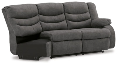 Partymate Right-Arm Facing Reclining Loveseat with Half Wedge