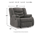 Partymate 2-Piece Sectional with Recliner