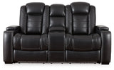 Party Time Power Reclining Loveseat with Console