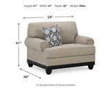 Elbiani Sofa, Loveseat, Chair and Ottoman