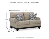 Elbiani Sofa, Loveseat, Chair and Ottoman