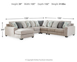Ardsley 5-Piece Sectional with Ottoman