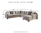 Ardsley 4-Piece Sectional with Ottoman
