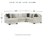 Huntsworth 4-Piece Sectional with Ottoman