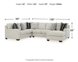 Huntsworth 4-Piece Sectional with Ottoman