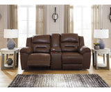 Stoneland Reclining Loveseat with Console