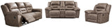 Stoneland Sofa, Loveseat and Recliner