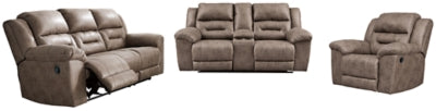 Stoneland Sofa, Loveseat and Recliner